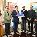 Chairman Senate Meets Federal Minister for Information; Digital Album of Inter-Parliamentary Speakers’ Conference Presented Islamabad,